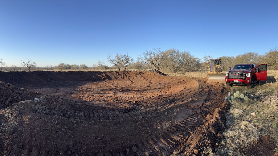 Pond excavation 1