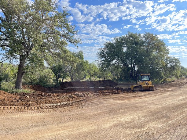 Pond excavation 8