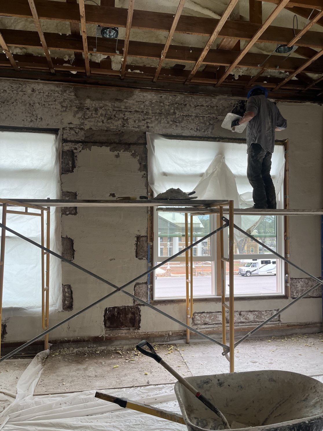Construction of retaining walls 4